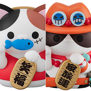 one piece nyampis nyan lucky cat figure – single blind box