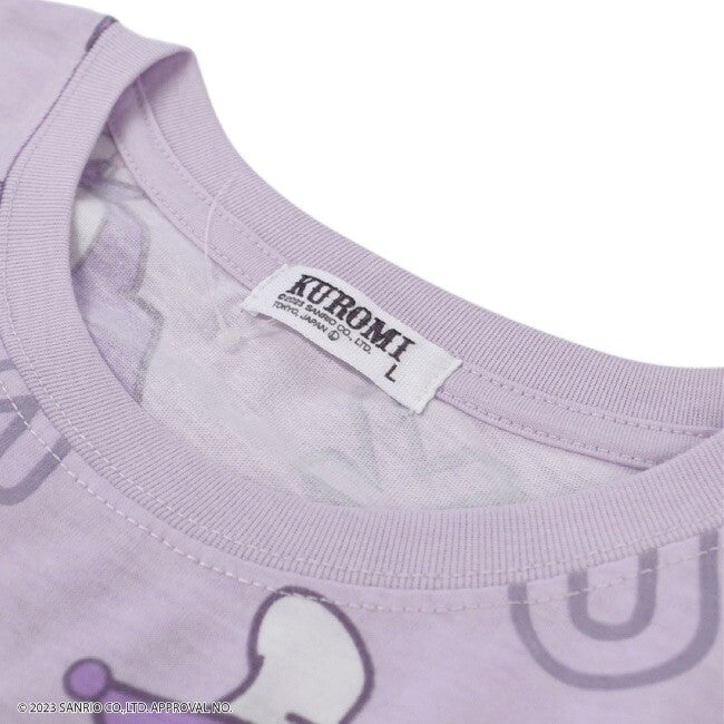 Kuromi Print Big T-Shirt Dress