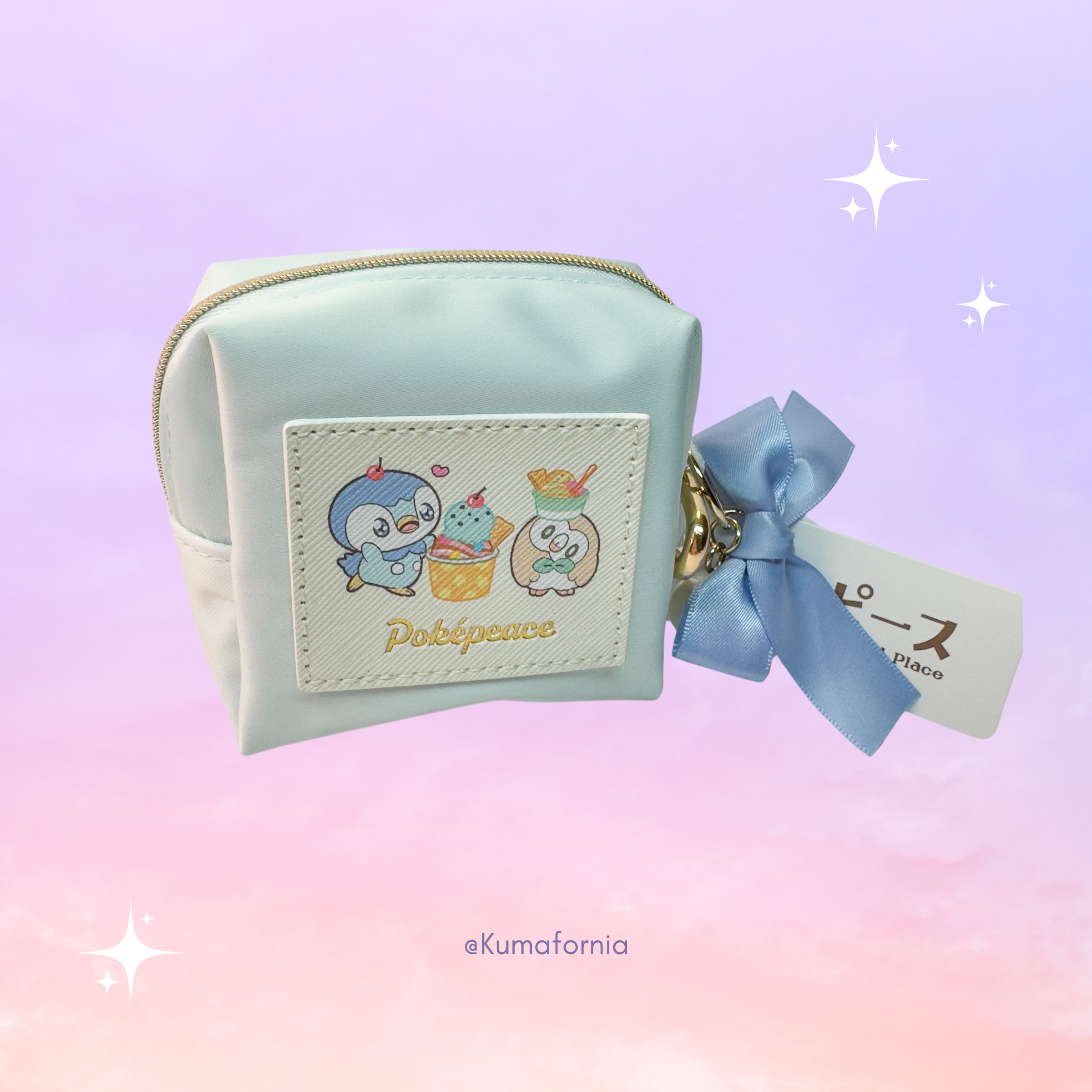 Howlet and Piplup Mini Pouch