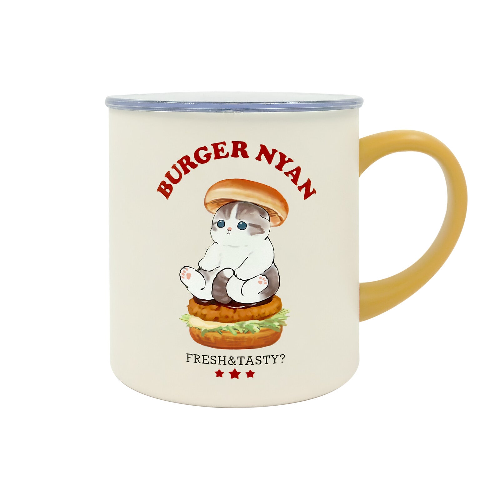Mofusand Cafe Mug & Coaster Set