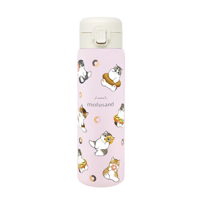 Mofusand One Push Water Bottle 480ml