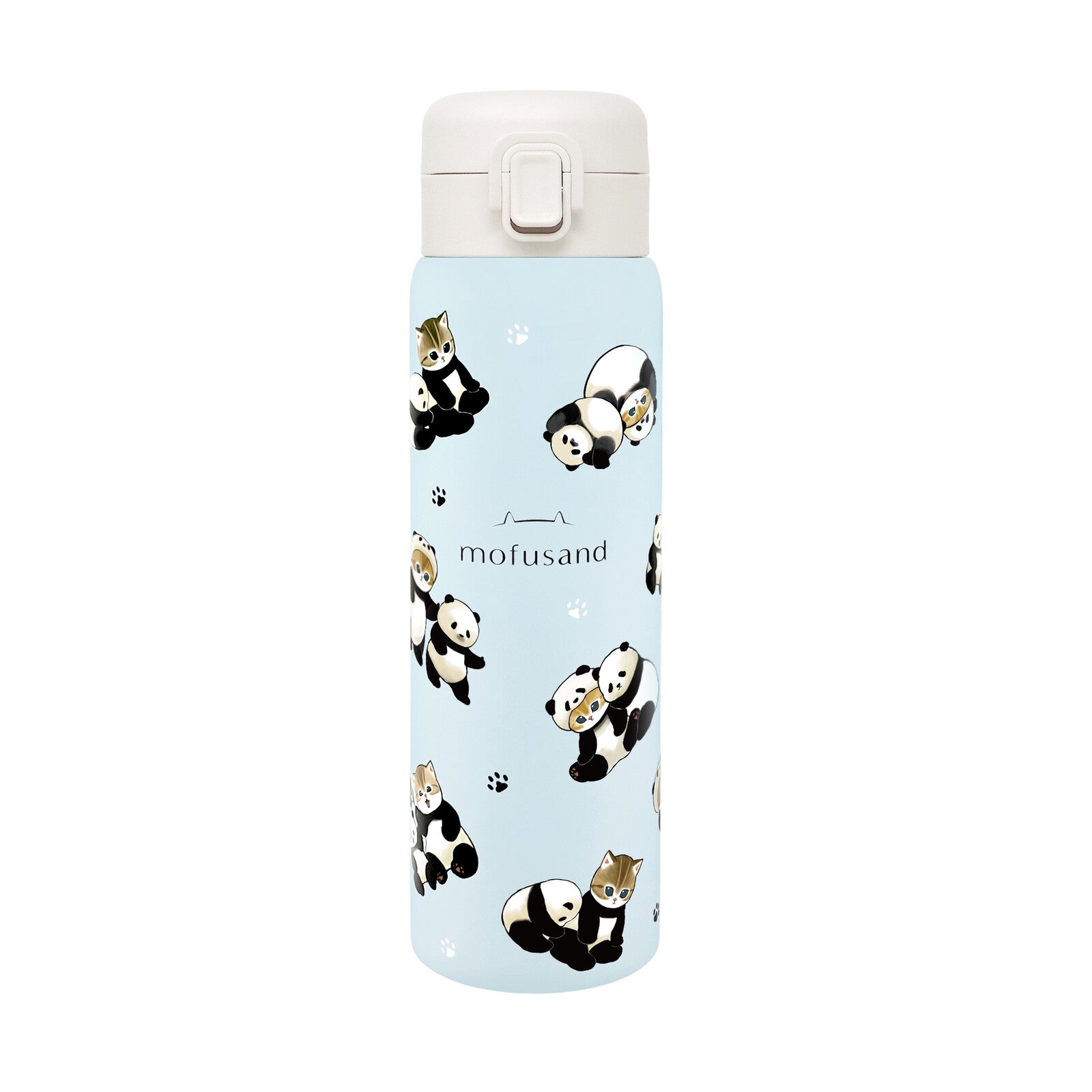 Mofusand One Push Water Bottle 480ml