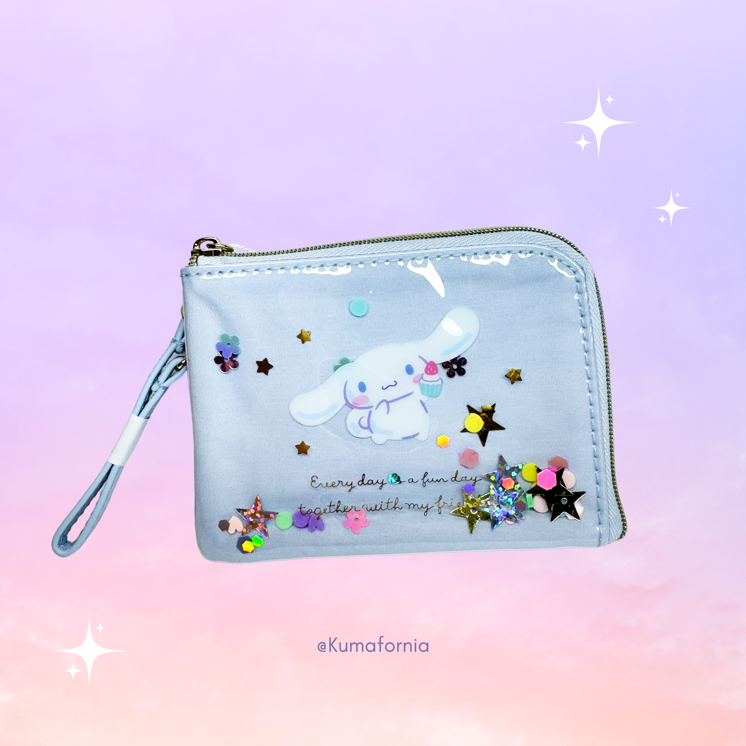 Sanrio Sparkling Cinnamoroll Card Pouch