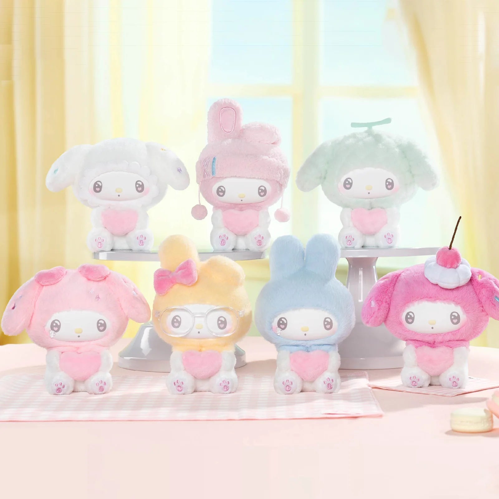 50th Anniversary Milk Candy Series Plush Keychains Gift Blind Box
