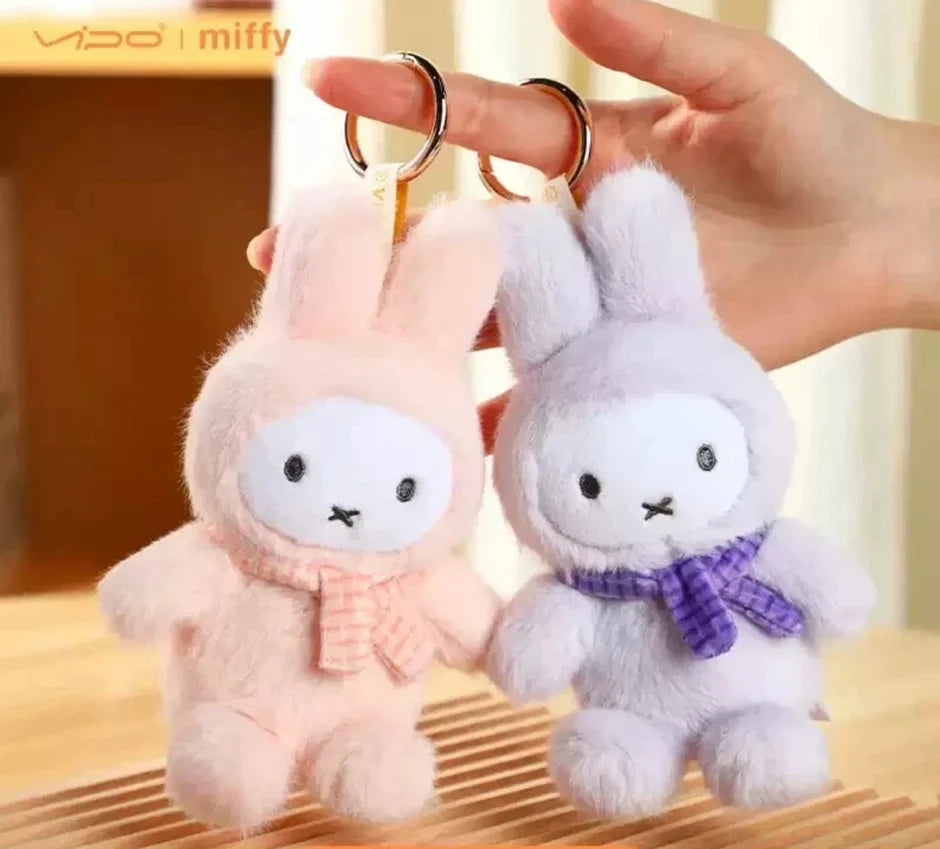 Miffy Macaron Plush Keychain