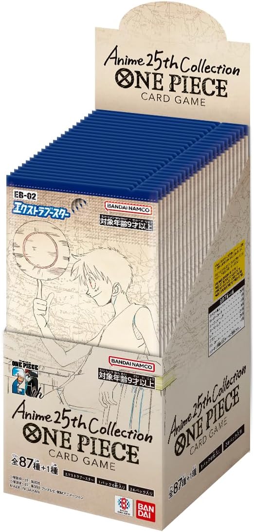 One Piece Card Game Extra Booster Anime 25th Collection EB-02 Single Pack