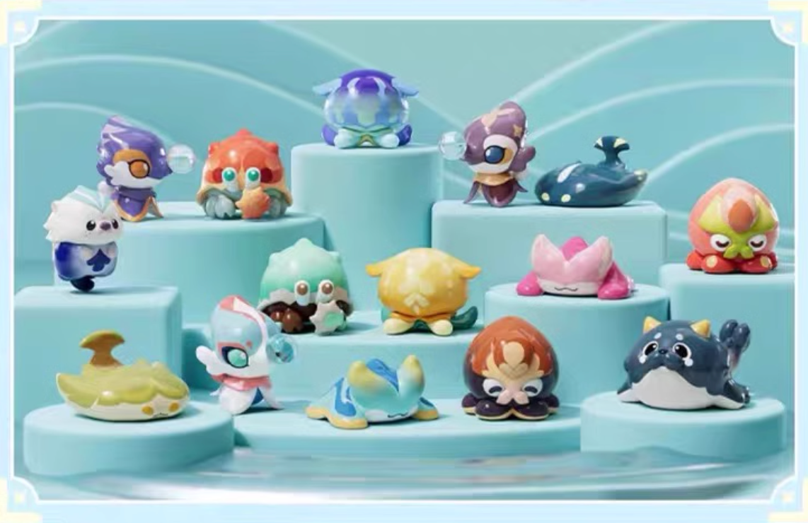 Genshin Impact Original Sea Series Fantasy Creatures Mini Blind Bag