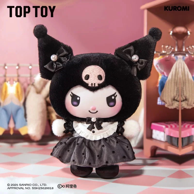 My Melody, Piano and Kuromi Jirai Kei  Sister's Outfit Series Vinyl Plush Blind Box