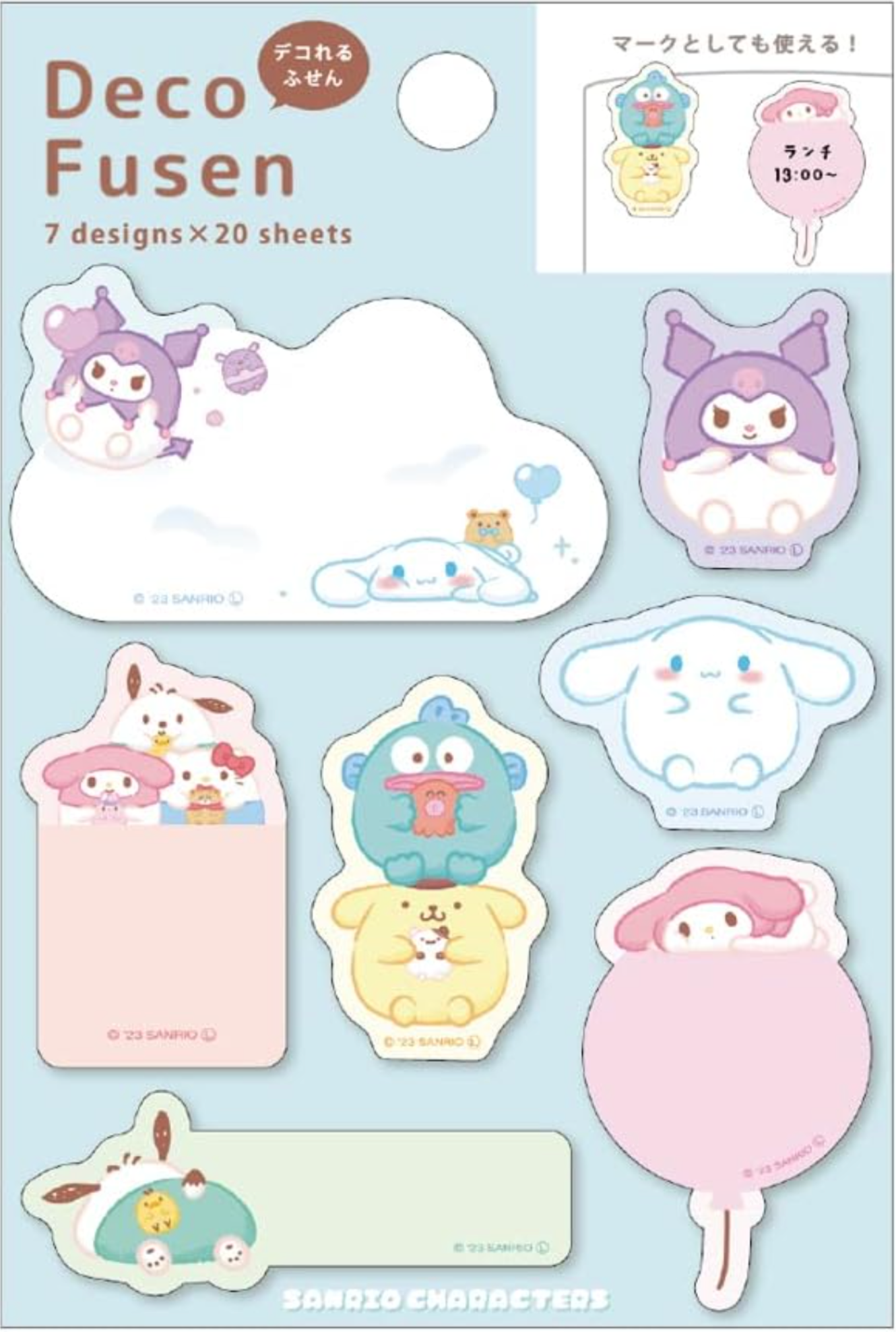 Sanrio Deco Sticky Notes