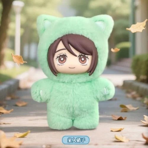 Jujutsu Kaisen Cat Ear Plushie Series Keychains Gift Blind Box