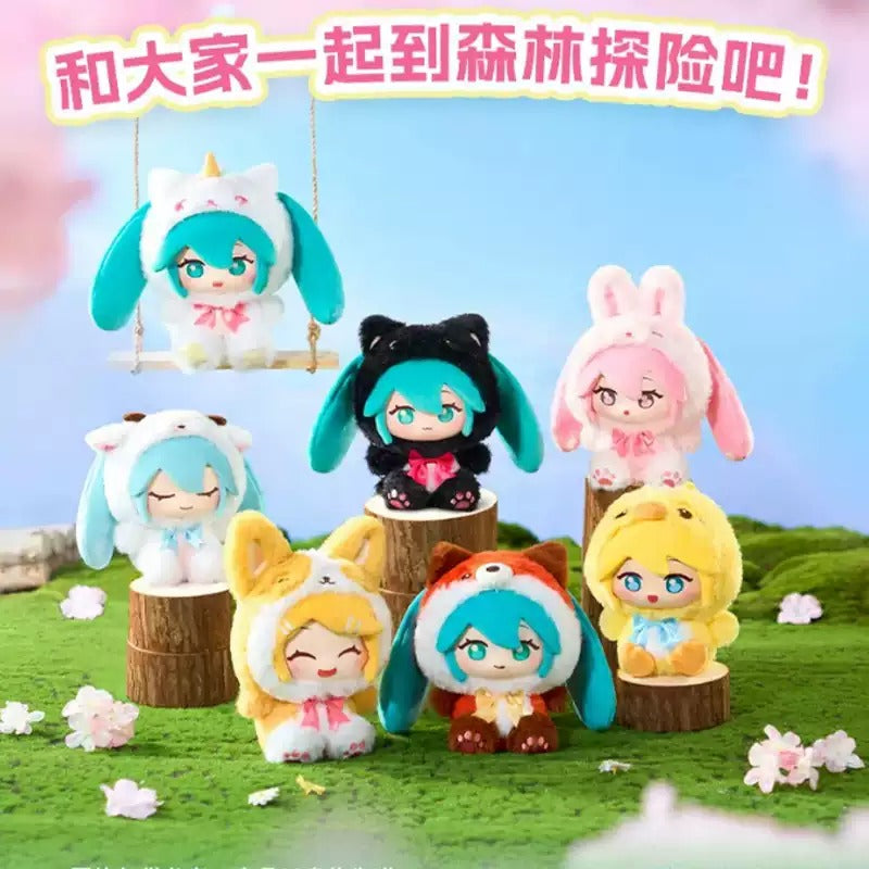 Hatsune Miku Animal Plush Keychain