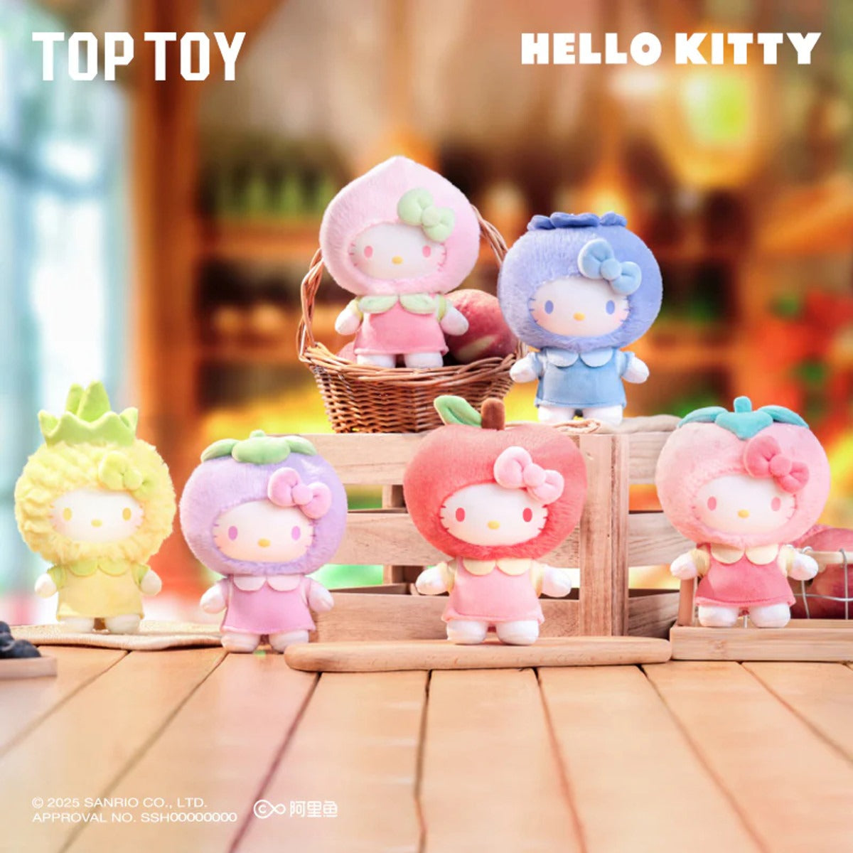 Fruity Paradise Vinyl Plush Hello Kitty Blind Box