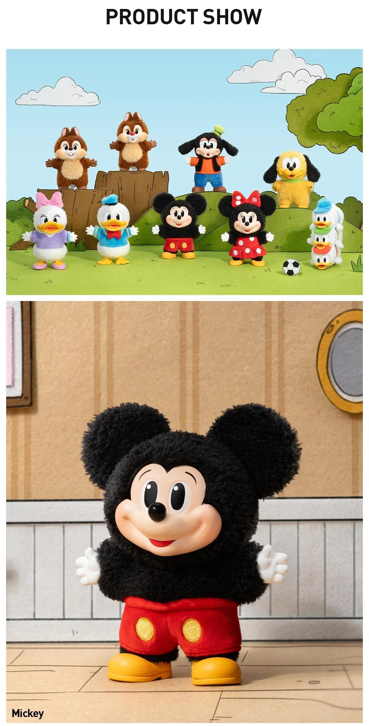Mickey Family Cute Together Keychain