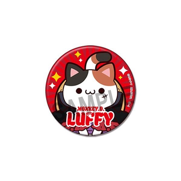 Mega Cat Project One Piece Nyan Piece Nya-n! Tin Badge Collection Blind Box