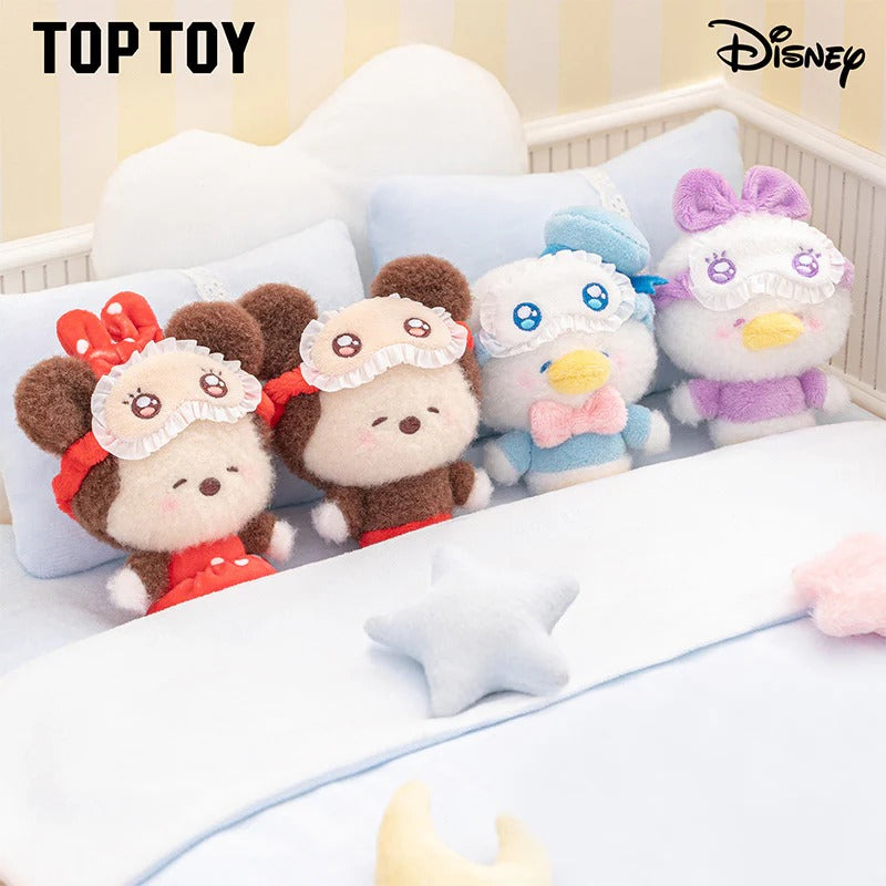 Disney Squinting Sleepwear Plush Keychain
