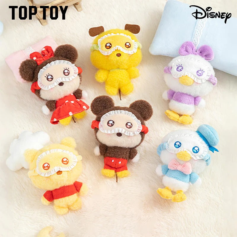 Disney Squinting Sleepwear Plush Keychain