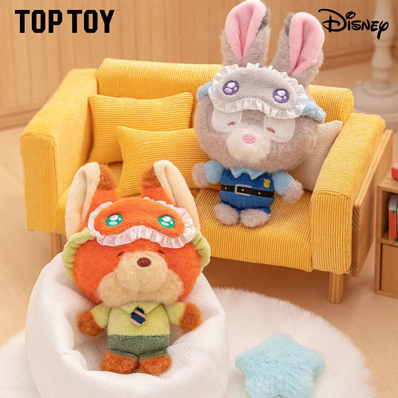 Disney Squinting Sleepwear Plush Keychain