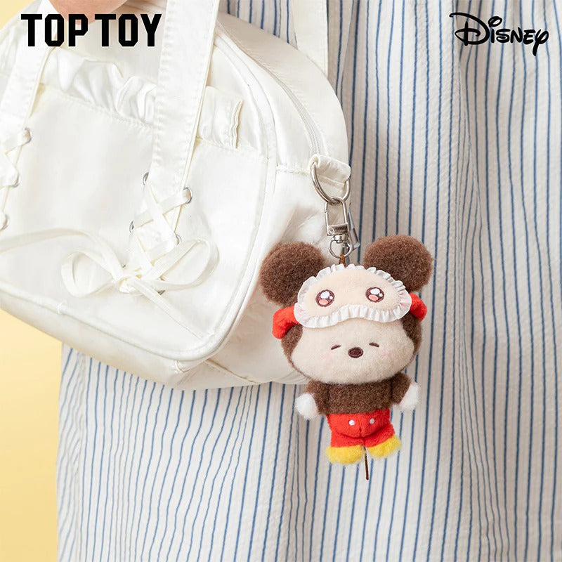 Disney Squinting Sleepwear Plush Keychain