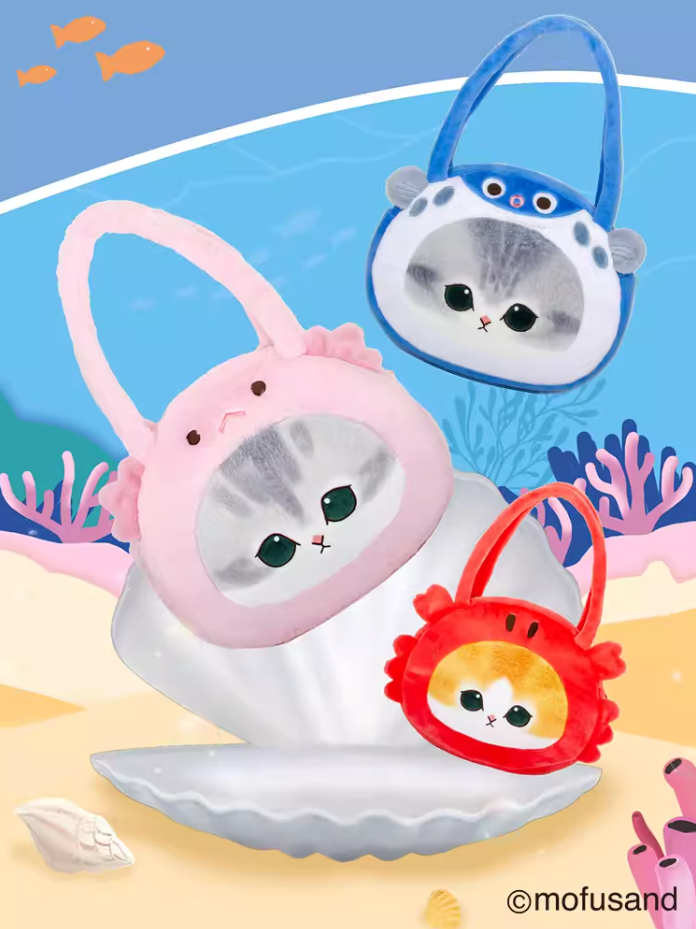 Mofusand Ocean Series Plush Bag