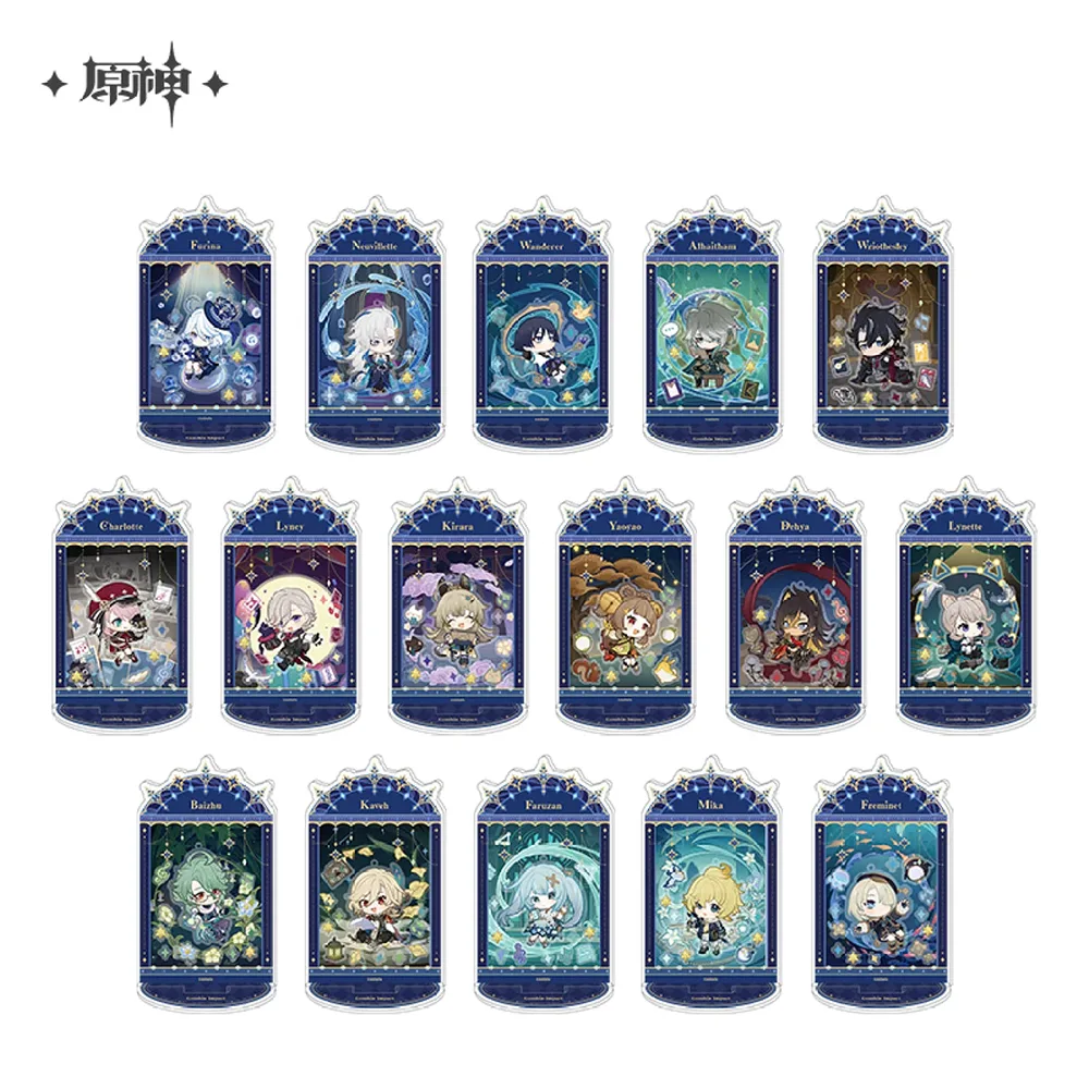 Genshin Impact Starlit Letter Layered Acrylic Stand