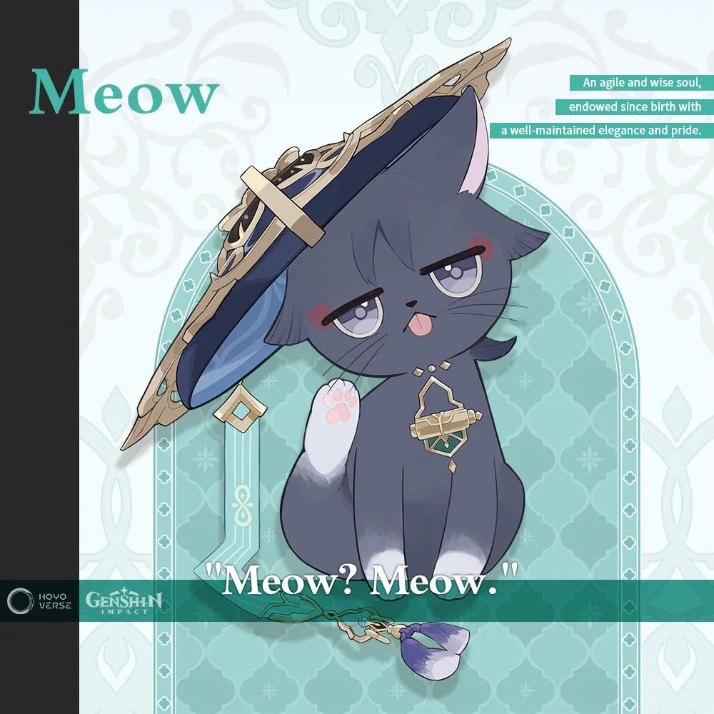 Genshin Impact Wanderer Meow: Plush Toy