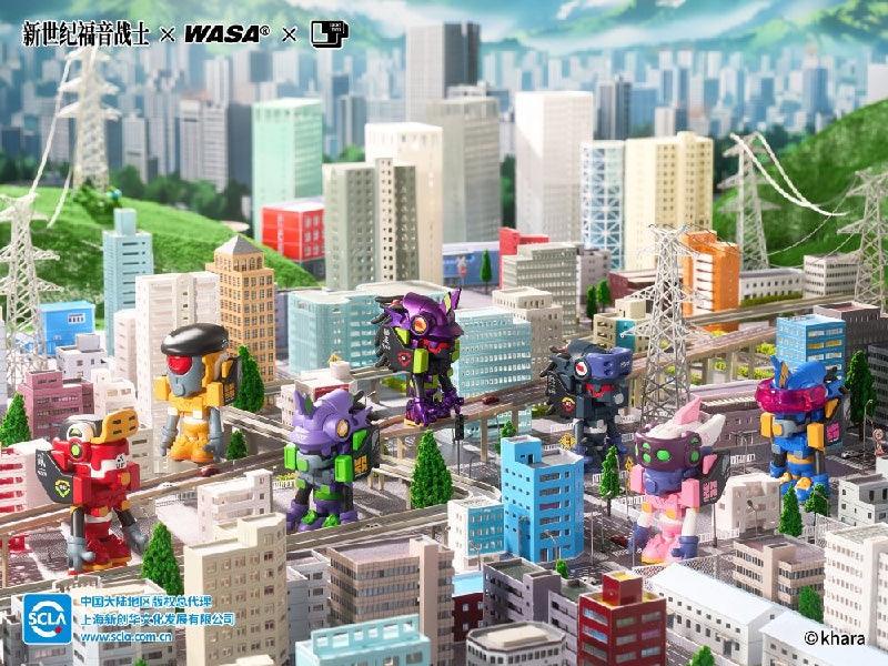 Evangelion X WASA EVA206 Blind Box Figure (with mobile stand)