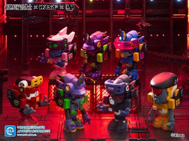 Evangelion X WASA EVA206 Blind Box Figure (with mobile stand)